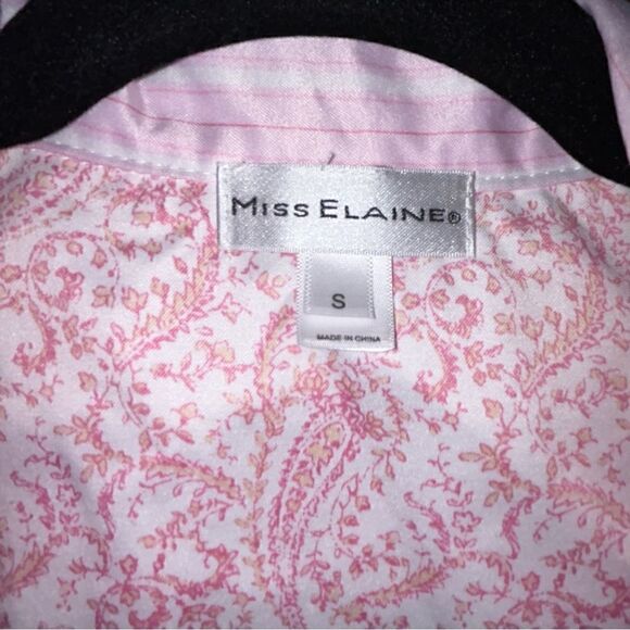 New, Miss Elaine Stripe Print Pajama Lounge Wear 2 Pc. Set - Picture 6 of 11